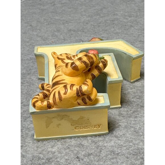 Disney Classic Pooh Tiger Letter F Figurine by Michel Co. - Picture 4 of 6